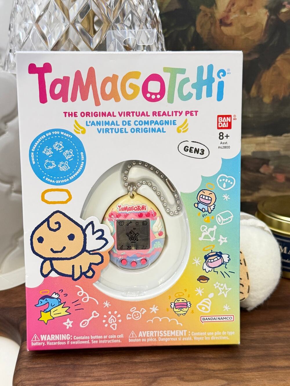 Tamagotchi Angel Gen 3 Virtual Pet Bandai 2025 Retro Digital Pet New In Box